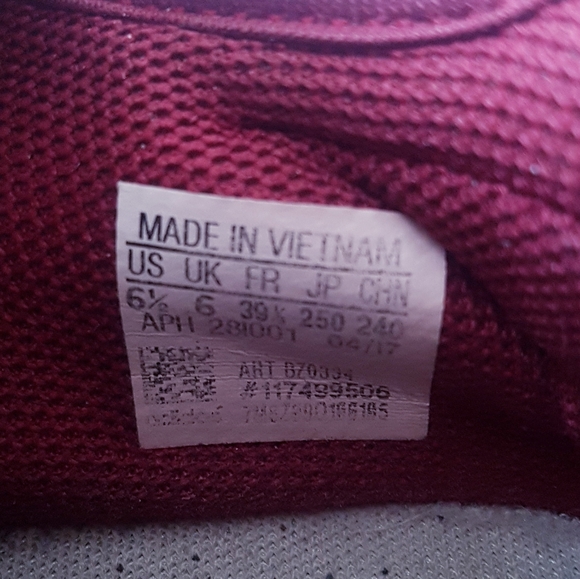 ADIDAS Burgundy Originals Tubular Shadow Athletic Running Shoe Sneakers - Picture 8 of 13